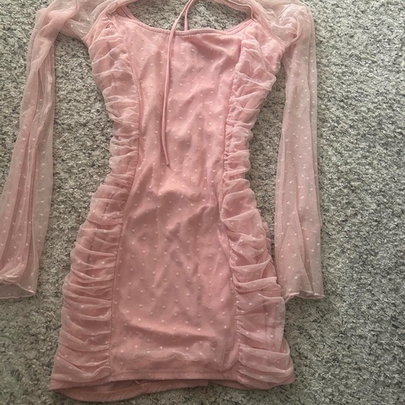 lucy in the sky light pink dress. #xs - Picture 3 of 3